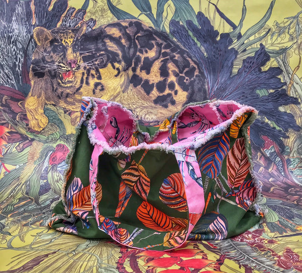 Eleni Malami double sided canvas tote bag