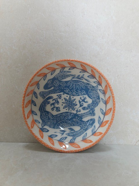 Julia Albert Recht - Hare Dish - Orange/Blue