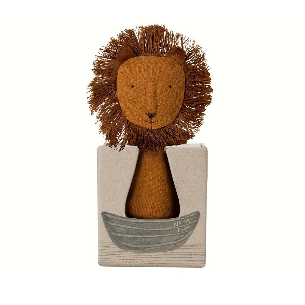 Dorothy Wightman Maileg Safari friends lion rattle