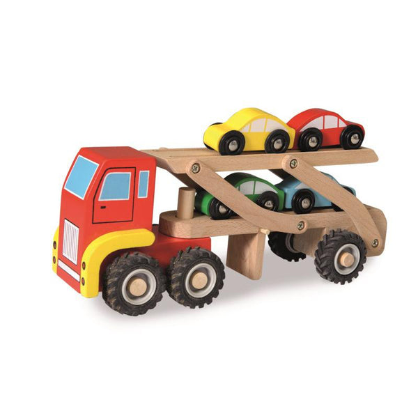 Egmont toys wooden car transport truck
