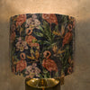 Hand Crushed Velvet Lampshade - 14"