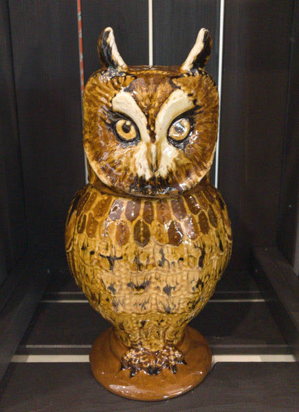 Carole Glover Long Eared Owl Jug and cup