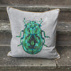 Beetle cushion.