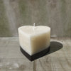 Single Heart candle -  Bitter Orange Ylang Ylang scented.