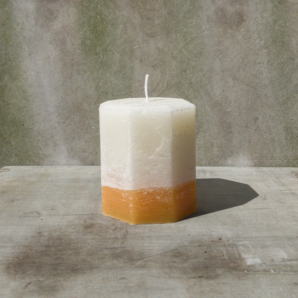 Octagon candle - Ginger and Lime scented