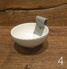 Porcelain & Leather Candle Bowl
