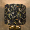 Hand Crushed Velvet Lampshade - 14"
