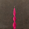 Fluorescent Double Helix dinner candle