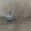 24cm Recycled glass lamp