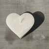 Single Heart candle -  Bitter Orange Ylang Ylang scented.