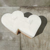 Double Heart candle - Ginger and Lime scented